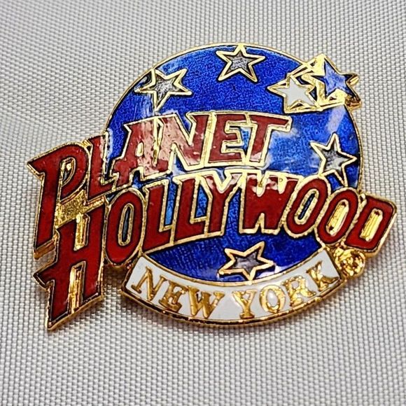Planet Hollywood New York Vintage Enamel Pin Rare Collector Pin 80s Rare‎ Clean - Picture 2 of 8